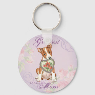 Basenji Heart mama Sleutelhanger