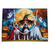 Basenji Honden Pompoen Halloween Grappig Groot Cadeauzakje (Voorkant)
