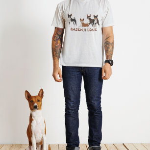 Basenji Hound Love Hondenras T-shirt