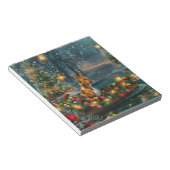 Basenji Kerstvakantie Notitieblok (Schuin)