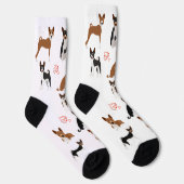 Basenji Love Hound Breed Fun Pattern Sokken (Rechts)