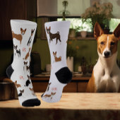Basenji Love Hound Breed Fun Pattern Sokken