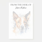 Basenji Lover Monogrammed Dog Post-it® Notes (Voorkant)