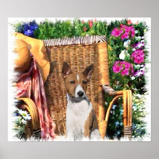 Basenji Lovers Art Print (Voorkant)