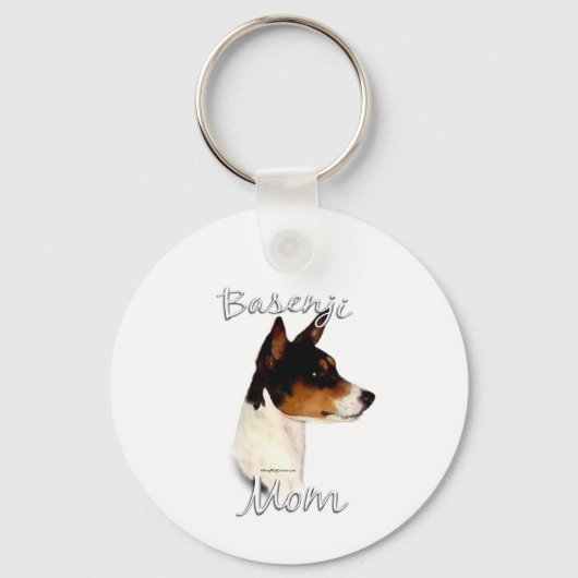 Basenji mam 2 sleutelhanger (Voorkant)