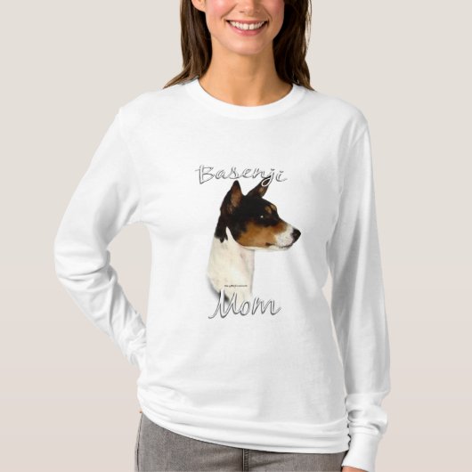Basenji mam 2 t-shirt (Voorkant)