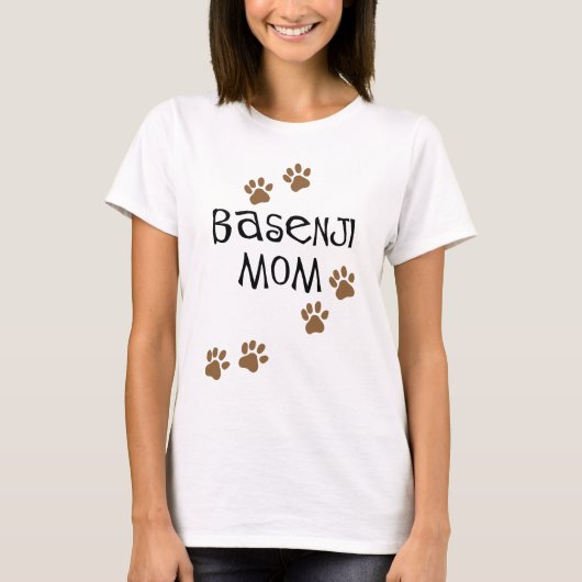 Basenji mama t-shirt (Voorkant)