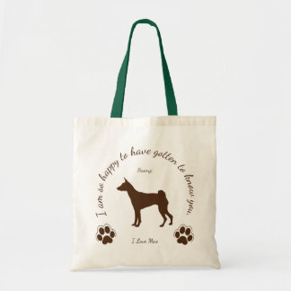 Basenji Originele tas voor u en uw hond ト ト ッ グ