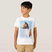Basenji Painting - Cute Original Art T-shirt (Voorkant volledig)