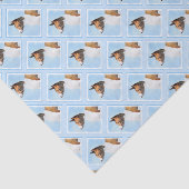 Basenji Painting - Cute Original Art Tissuepapier (Detail)