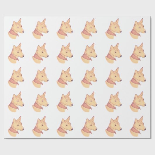 Basenji pakpapier (Vlak)