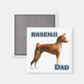 Basenji Papa 4 - Magnet (Recto/Verso)