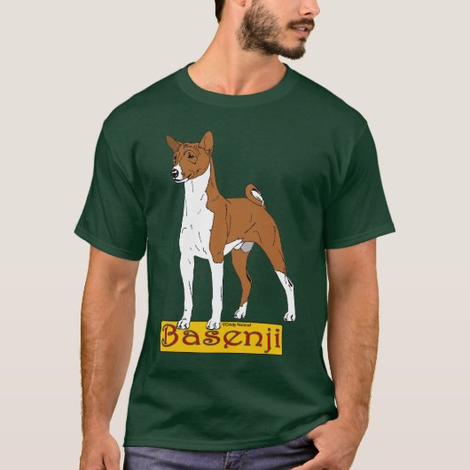 Basenji-red T-shirt (Voorkant)