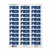 Basenji Return Address Label (Full Sheet)