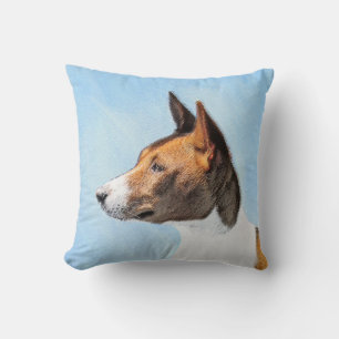 Basenji Schilderij - Mooie Originele Kunst Kussen