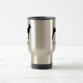 Basenji Silhouette Reisbeker (Center)