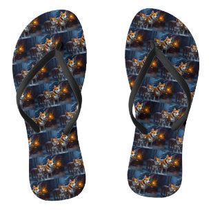 Basenji Sneeuw Slede Kerst Decoratie Teenslippers