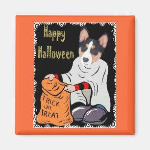 Basenji Trick or treat Magnet Magneet