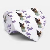 Basenji Trick Stropdas (Opgerold)