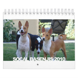 Basenjis de calendrier de Socal 2010