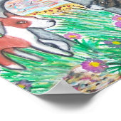 Basenjis op het Poster van de Beach Art (Hoek)