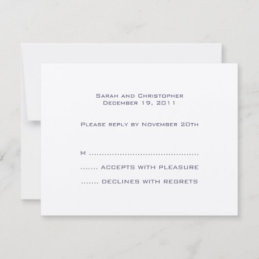 Bases :: Bleu de nuit :: Carte de réponse (Devant)