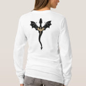 Basgiath War College officieuze vierde vleugel Mer T-shirt (Achterkant)