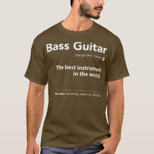 Basgitaar Definitie Het Beste Instrument In De T-shirt