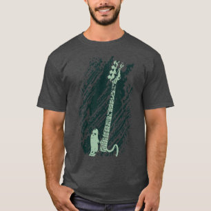 basgitaar grunge t-shirt