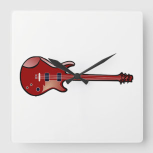 Basgitaar Vierkante Klok