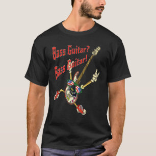 Basgitarist Rockmuzikant Basspeler Basgitaar T-shirt