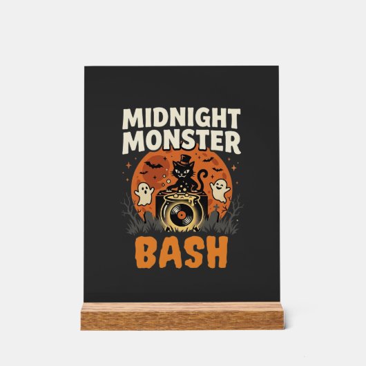 Bash de monstres de minuit d'Halloween (Recto)