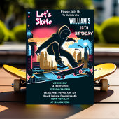 Bash Scooter Jump Zone Skateboarden 13e Verjaardag Kaart