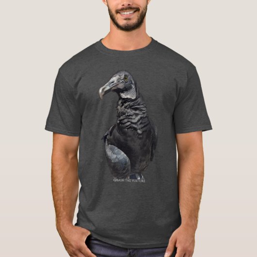 Bash the Black Vulture T-Shirt (Voorkant)