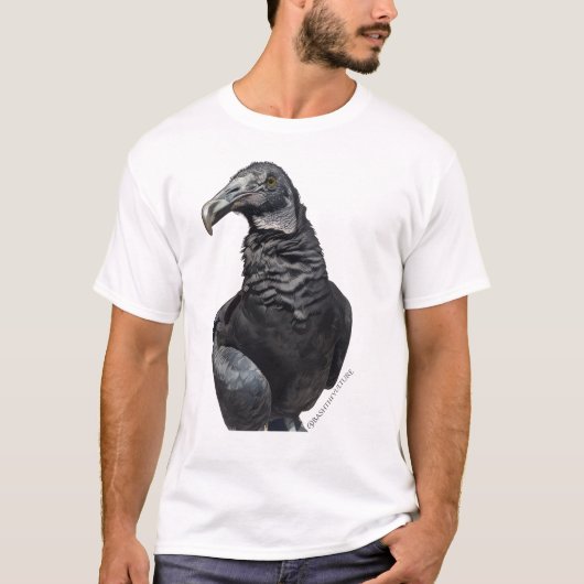 Bash the Black Vulture T-Shirt (Devant)