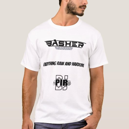 Basher en Dj Pir Shirt (Voorkant)