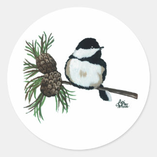 Bashful Chickadee, Sticker