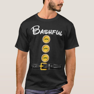 Bashful Dwarf Halloween Costume Funny Idea Bashful T-shirt