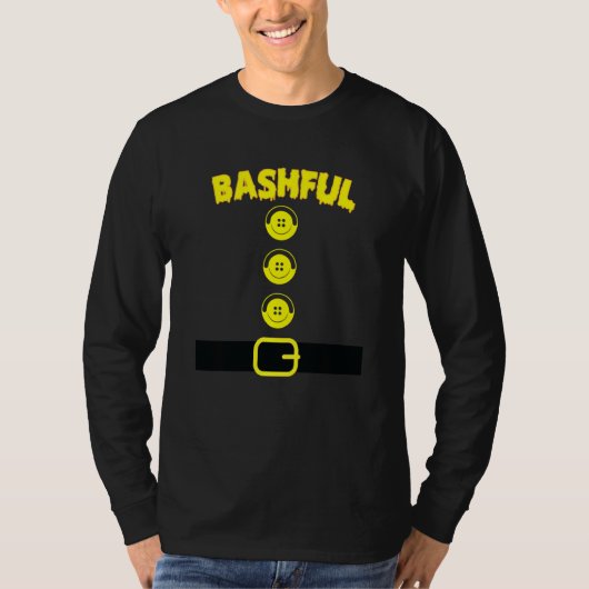 Bashful Dwarf Halloween Matching Funny Family Colo T-shirt (Voorkant)