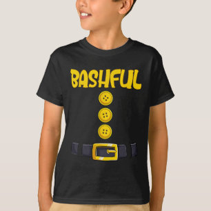 Bashful Halloween Dwarf Costume Color Matching T-shirt