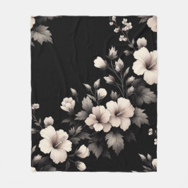 Bashful Hibiscus Fleece Deken