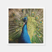 Bashful Peacock Servet (Voorkant)