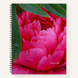 Bashful Pink Peony Notitieboek