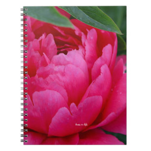 Bashful Pink Peony Notitieboek