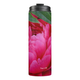 Bashful Pink Peony Thermosbeker