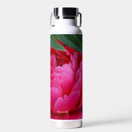 Bashful Pink Peony Waterfles