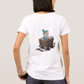 Bashful Snow White Mining Cart Diamond Art T-shirt (Achterkant)