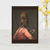 Bashi-Bazouk par Jean-Léon Gérôme - Carte de voeux (Fleur jaune)