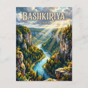 Bashkiriya Nationaal Park Rusland Briefkaart
