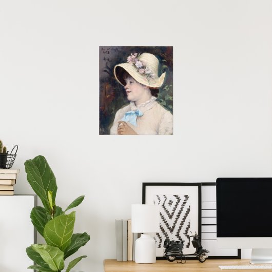 Bashkirtseff - Portret van parijs van irma 1882 Poster (Thuiskantoor)